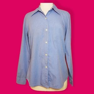Gap Blue Button Down Top